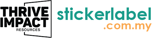 sticker lable logo